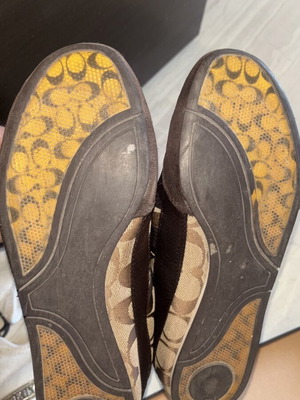 Coach Harmonie sneakers size 41, beige and brown