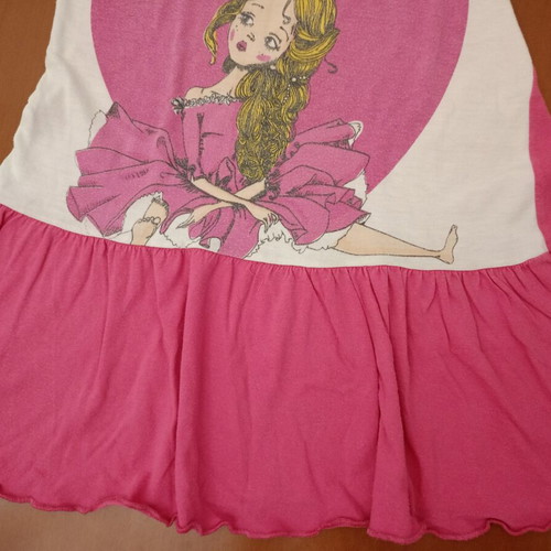 Candy Princess pink summer nightdress used, 100% cotton, size 8