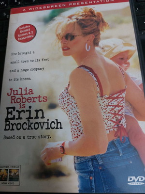 Erin Brockovich DVD Julia Roberts like new, subtitles