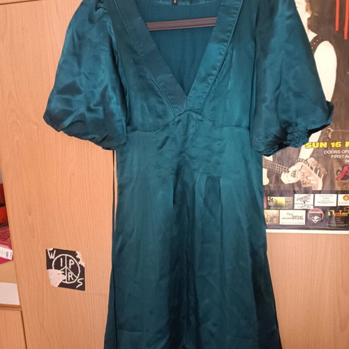 Warehouse silk dress used, 100% silk, size S
