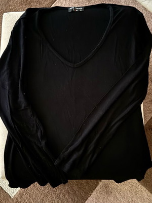 Makis Tselios long-sleeve shirt like new and black Anel bodysuit M
