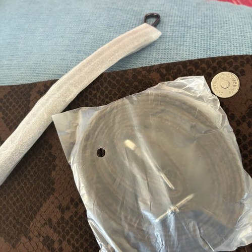 Suede shoulder bag with studs, new, brown