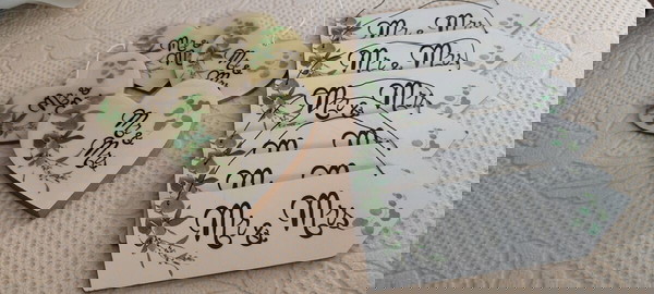 Κρεμαστά Γάμου Mr & Ms ντεκόρ γάμου