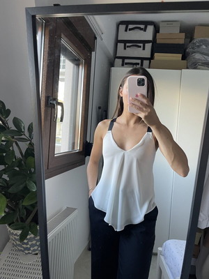 Zara top white size S like new