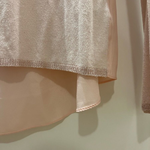 Coast pink long-sleeve blouse used, size M