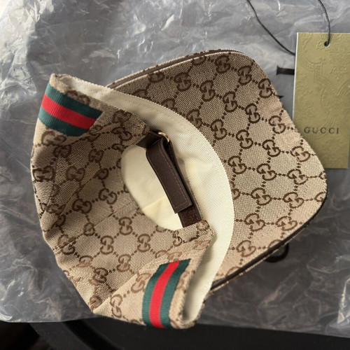 Gucci hat new, beige and brown, unisex, size M