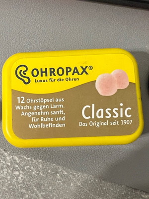 Ohropax noise protection new, pack of 12