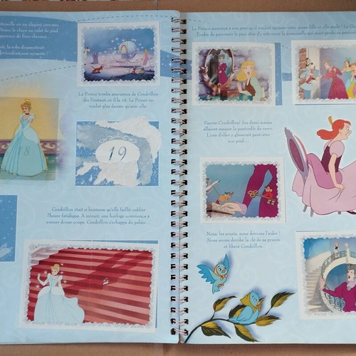 Panini Disney Princess Sticker Album used French edition
