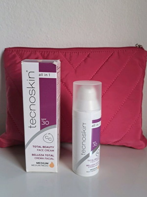 Tecnoskin Total Beauty Face Cream Medium καινούργια αντιρυτιδική κρέμα προσώπου με SPF 30