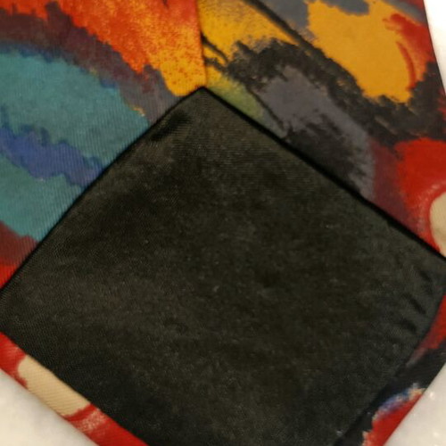 Carlo Cardini silk tie multicolored like new, 90s vintage