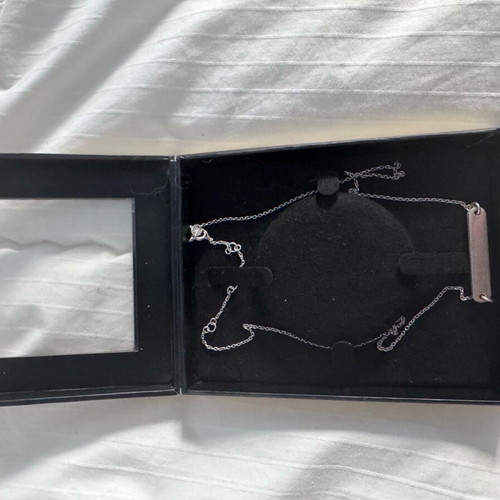 Links of London silver tag necklace 925 like new with box