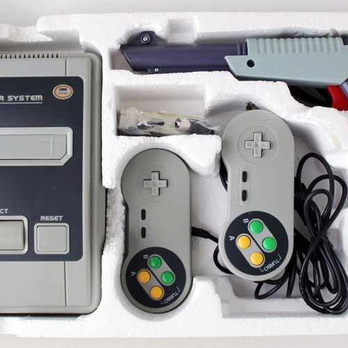 Vintage 90's Video TV Game Action Set Famicom Clone Console new