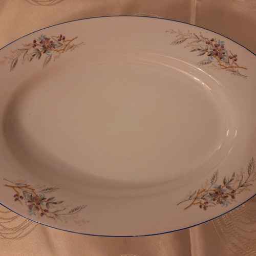 Russian porcelain dinnerware set 1890 vintage like new with hand painting