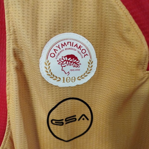 Olympiacos basketball jersey large, new, 100 years logo