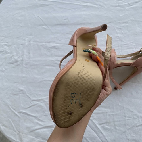 Pink heels size 37