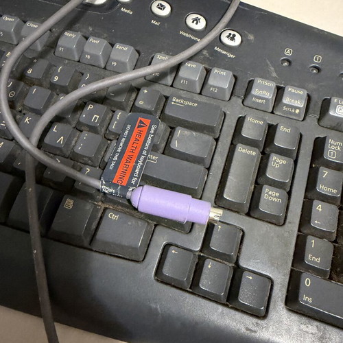 Altec Wired Keyboard used with signs of wear