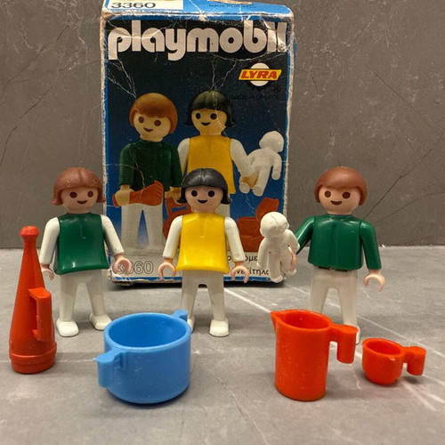 Playmobil Lyra 3360 vintage used set with box, Greek production