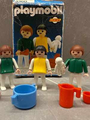 Playmobil Lyra 3360 vintage used set with box, Greek production