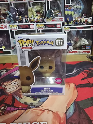 Funko Pop Pokémon Eevee #577 Flocked like new
