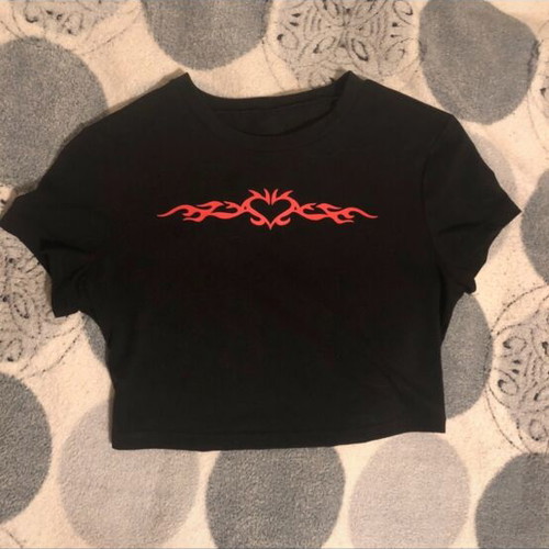 Y2k Boho Hippie Fairy Alternative Grunge Black Top new