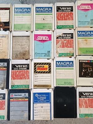 Κασσέτες 8track μεταχειρισμένες, πακέτο 28, παραδοσιακά τραγούδια