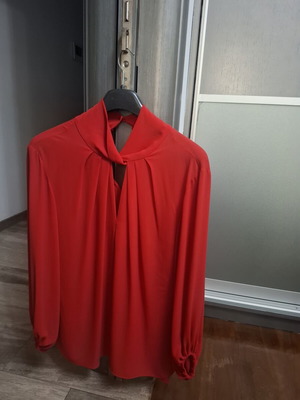 Lucifair women's blouse like new, size 48, red