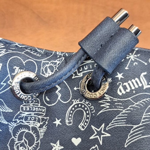 Juicy Couture crossbody bag like new, blue and orange
