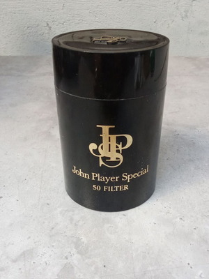 Συλλεκτικό κουτί John Player Special για 50 τσιγάρα JPS μεταχειρισμένο, δεκαετίας 1980 1990