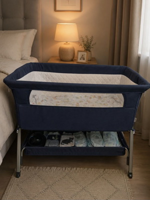 Portable Baby Cot used with mattress and accessories