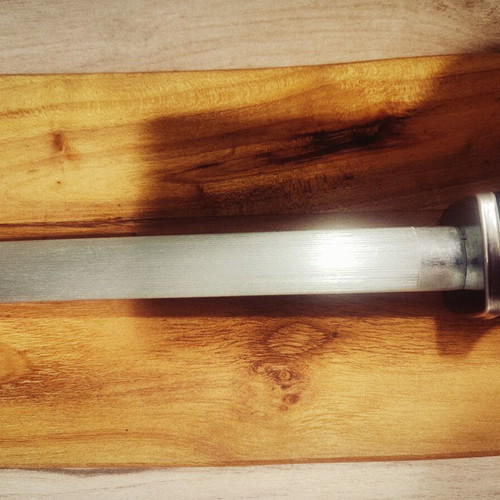 Flat sharpening steel Germany new, 30 cm sharpening length