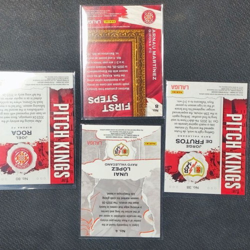 Panini Pitch Kings LaLiga 25-26 card lot 4 Vallecano & Girona FC
