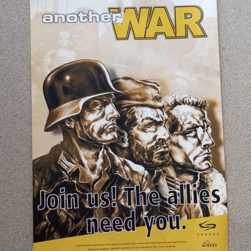 Gaming Poster Another War in excellent condition