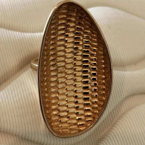 Jools Jewellery women's ring like new, gold plated silver 925