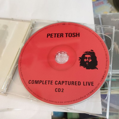 Peter Tosh Complete Captured Live 2xCD like new, reggae