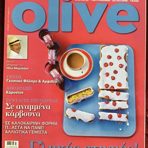 Olive magazines like new, pack of 8 issues