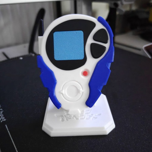 Digimon Digivice D3 3D printed display replica made to order