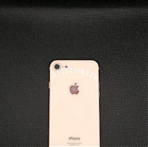 Housing Γνήσιο για iphone 8 χρώματος Rose-gold