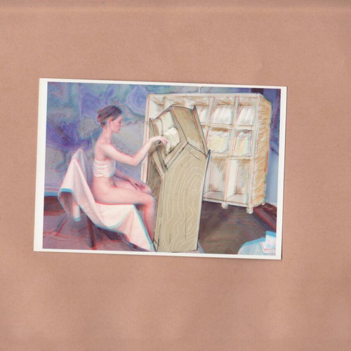 PostArt Cards #287 Manolis Zacharioudakis "Pappisa Ioanna" 3D like new, 1998