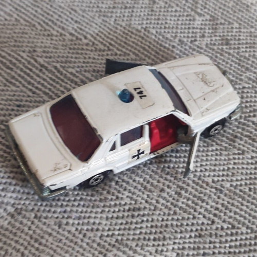 Polfi Toys Mercedes Benz 450 SEL toy car used, ambulance