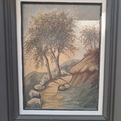 Signed Painting 45x36 cm like new