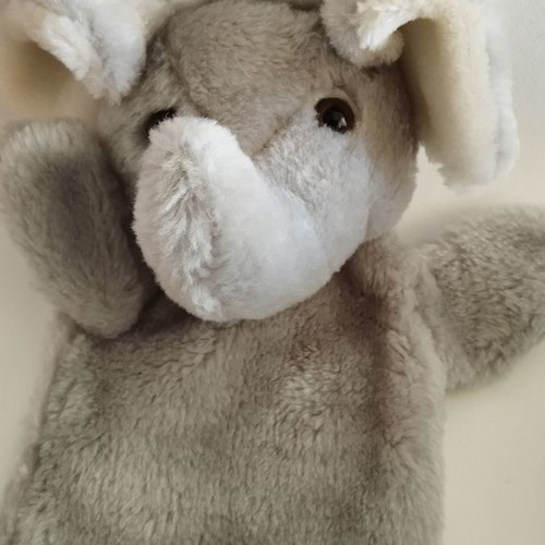 Plush puppet gloves used, pack of 5