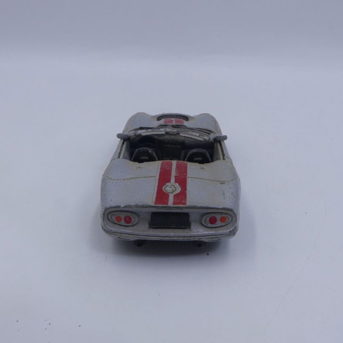 Ford Shelby Series 1 Burago Street Fire 1/43 used, silver with red stripes