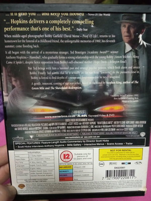 Hearts in Atlantis DVD like new, adventure, subbed