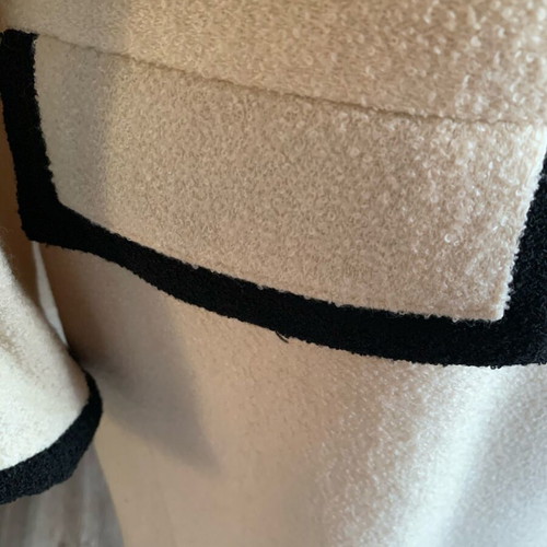 Manto Set with Bouclé Wool Dress like new, size 50