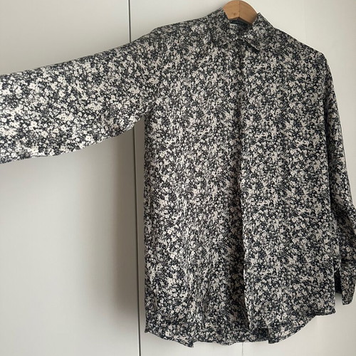 Zara oversized printed shirt new, size XS