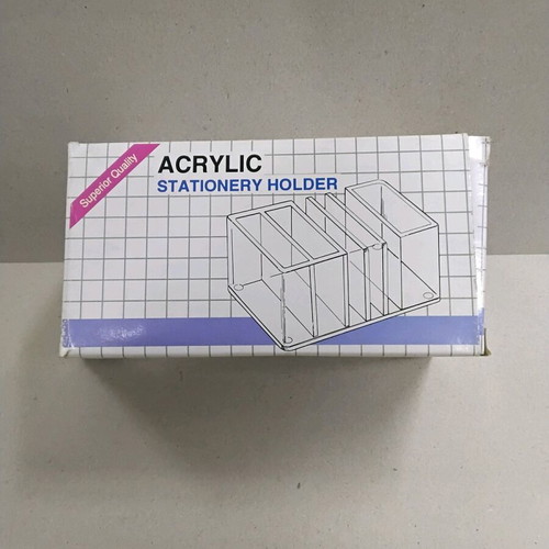 Acrylic Desk Organizer 6 Slots new
