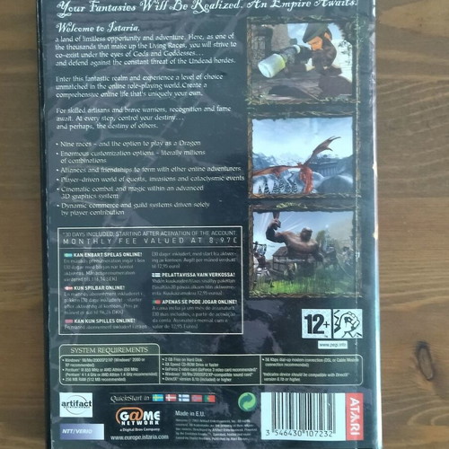 Horizons: Empire of Istaria PC used, adventure game