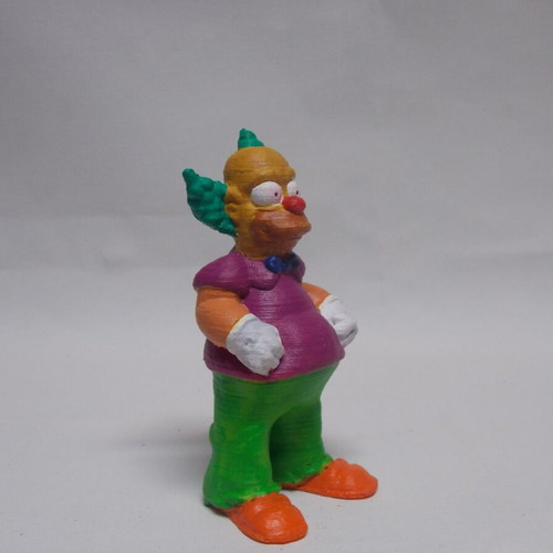 The Simpsons figure like new, 3D printed and hand painted