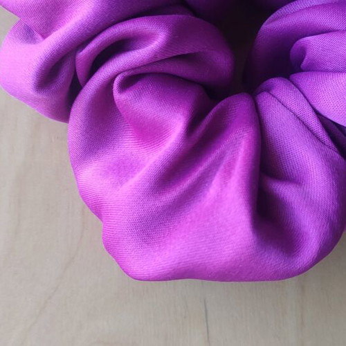 Scrunchie handmade satin XL Greek craftsmanship