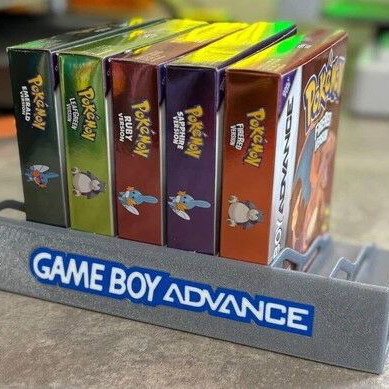 Game Boy Advance 8 Game 3D Printed Base OEM new